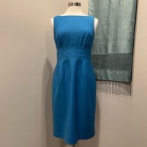 NWT J. Crew Sheath Work Dress - Turquoise Blue